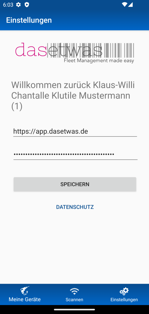 Android Einstellungen